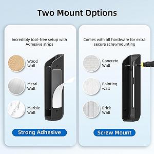 Держатель для ноутбука Универсальный настенный и подстольный держатель для MacBook, Surface, клавиатур, коммутаторов, планшетов и прочего, 2 шт synthetic.ua - Фото 1