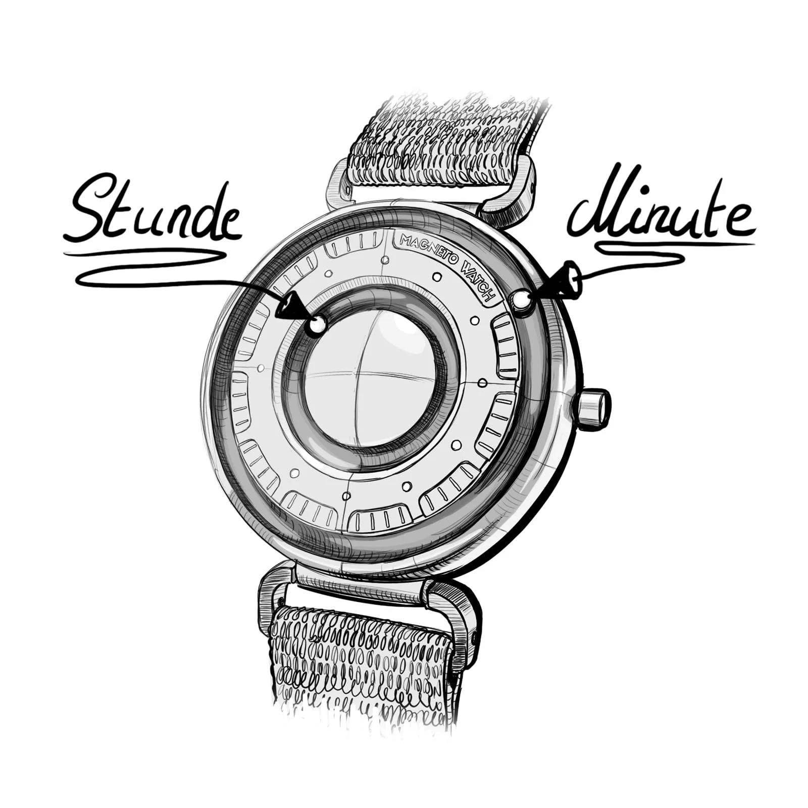 Часы Primus Серебряный с титановым сетчатым браслетом для мужчин и женщин, серебряный, Minimalist, фото №5 Часы Primus Серебряный с титановым сетчатым браслетом для мужчин и женщин, серебряный, Minimalist, фото №5