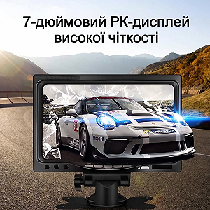 Автомобільний монітор OBEST 7" Чорний synthetic.ua - Фото 1