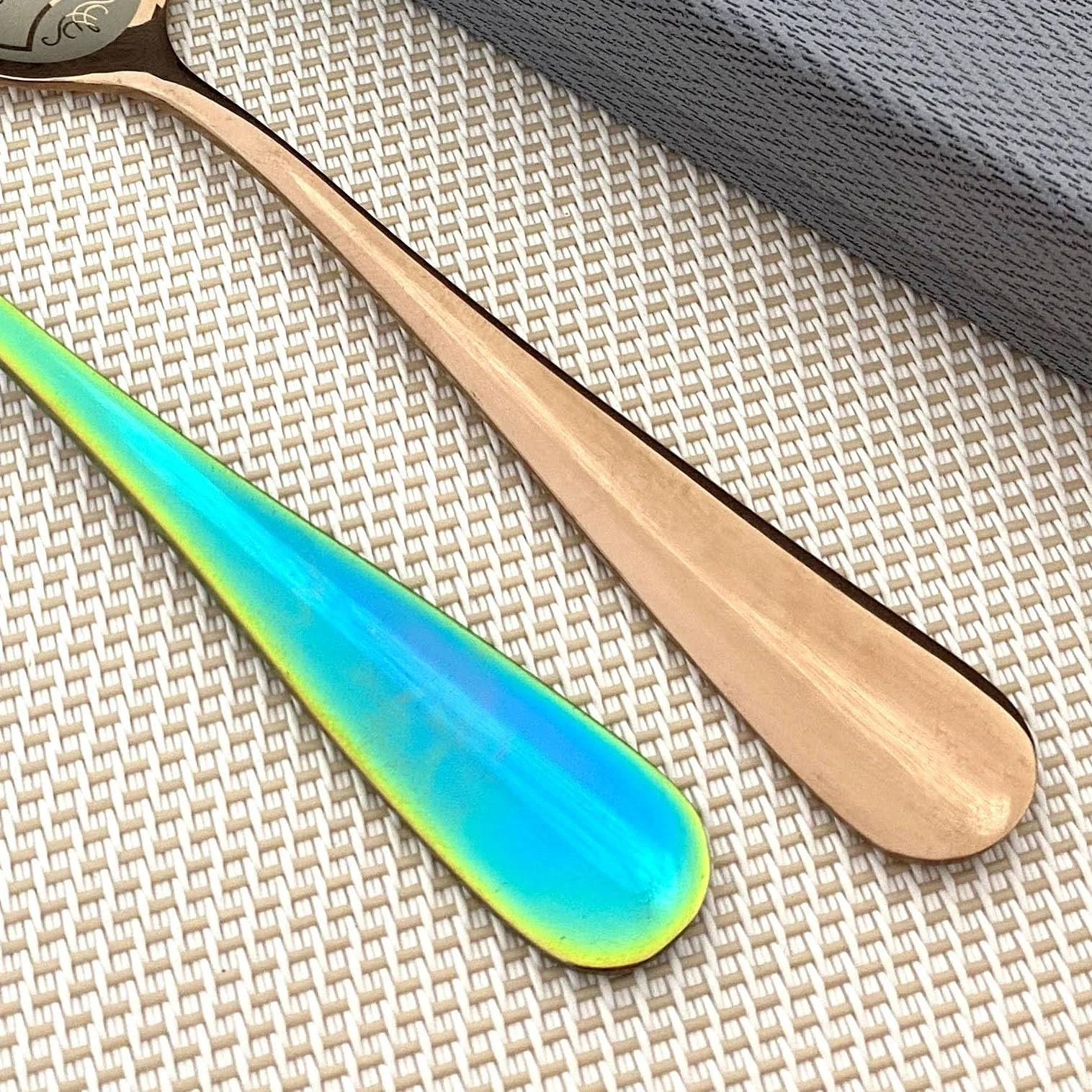 Ложка для шоколадного молока Die Cut з гравіюванням 19 см Довга ручка Нержавіюча сталь, фото №9