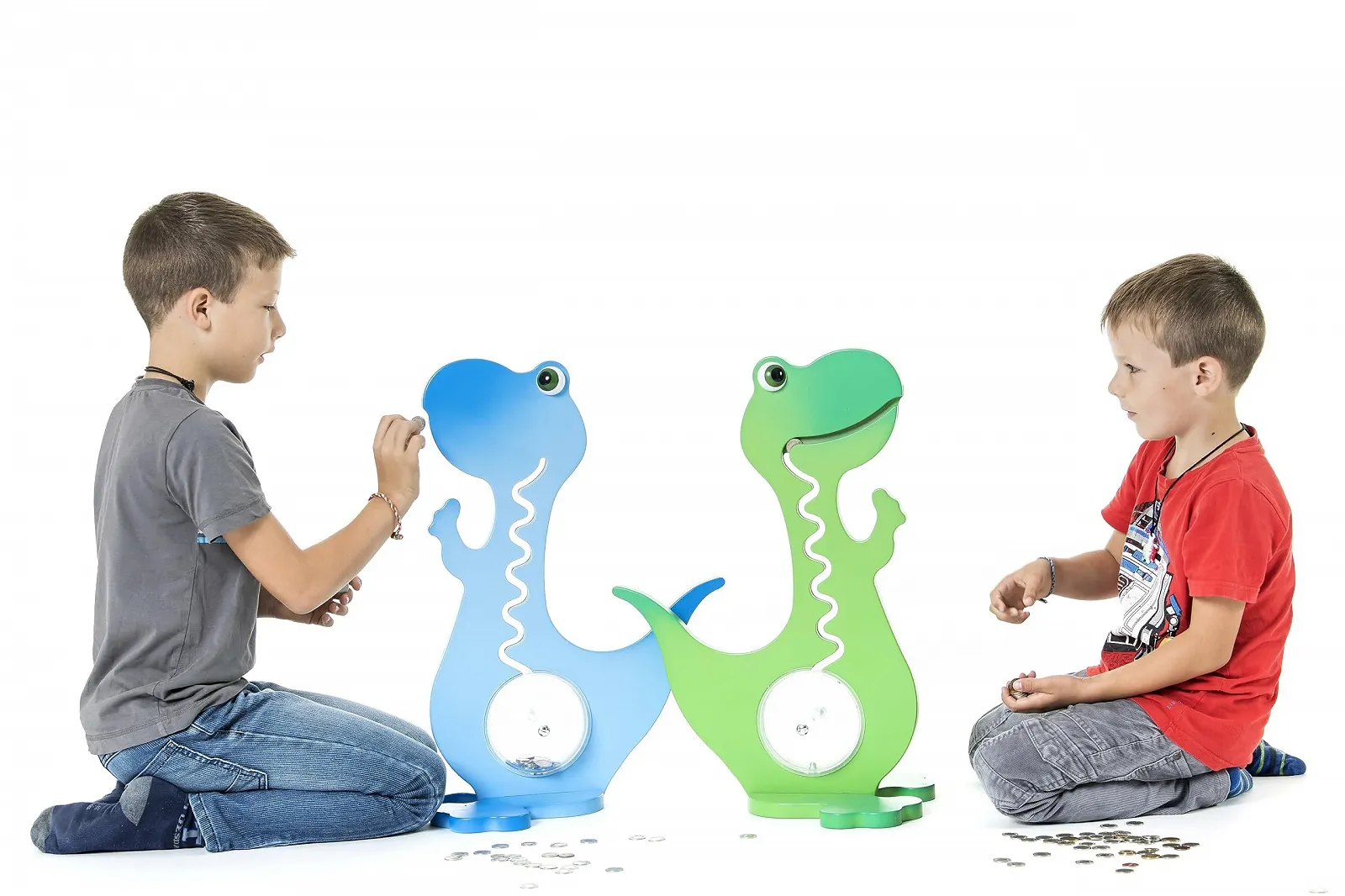 Скарбничка Big Belly Bank Dino Train 57 см Зелена двоколірна, фото №7