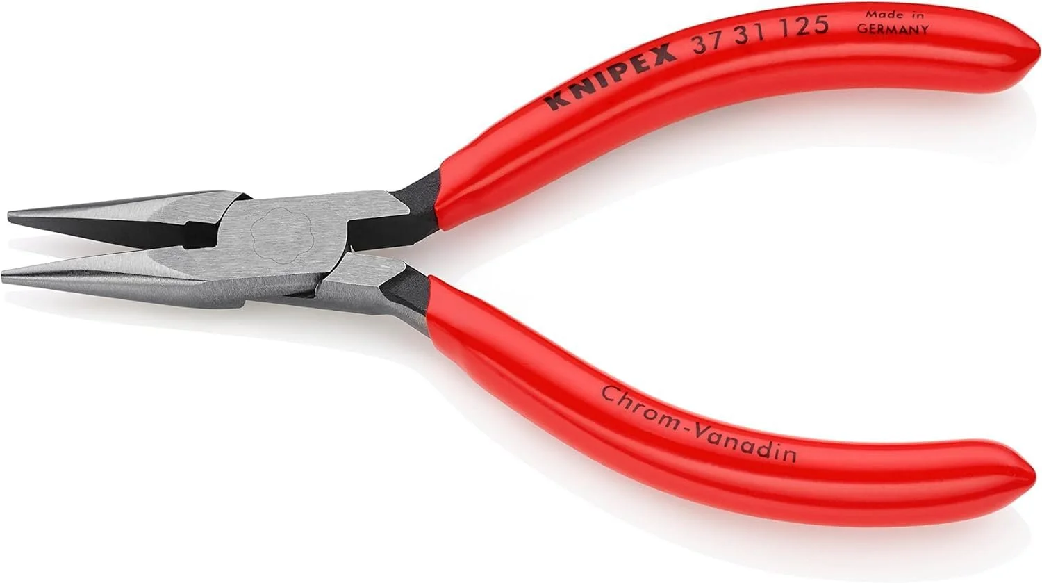 Плоскогубцы KNIPEX 37 31 125 для точной механики с пластиковым покрытием, черные, атramentized, 125 мм, фото №2