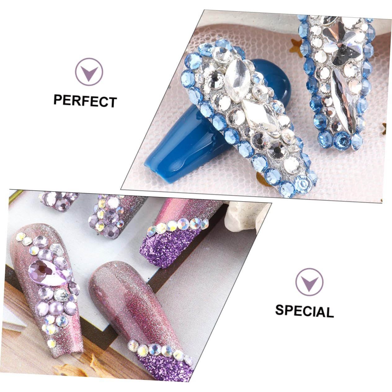 Тип: Стрази WOONEKY DIY Камінці для нігтів Манікюрні прикраси, фото №3