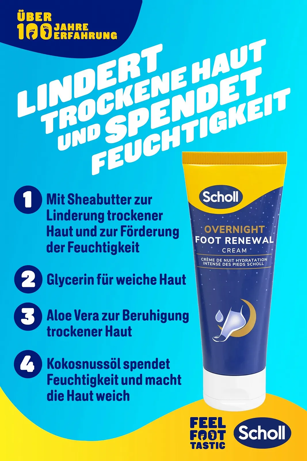 Набор для ухода за ногами Scholl Overnight крем 60 мл и гелевые носочки, 1 пара, фото №5