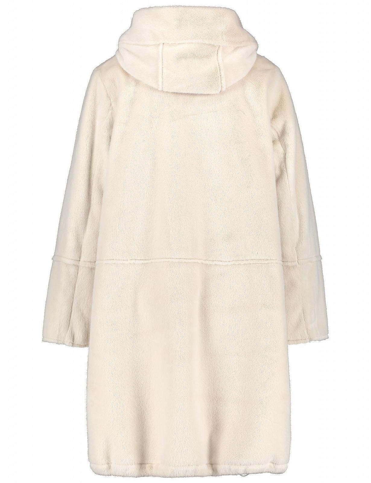 Парка Taifun Жіноча Довга з штучного хутра Однотонна, фото №2