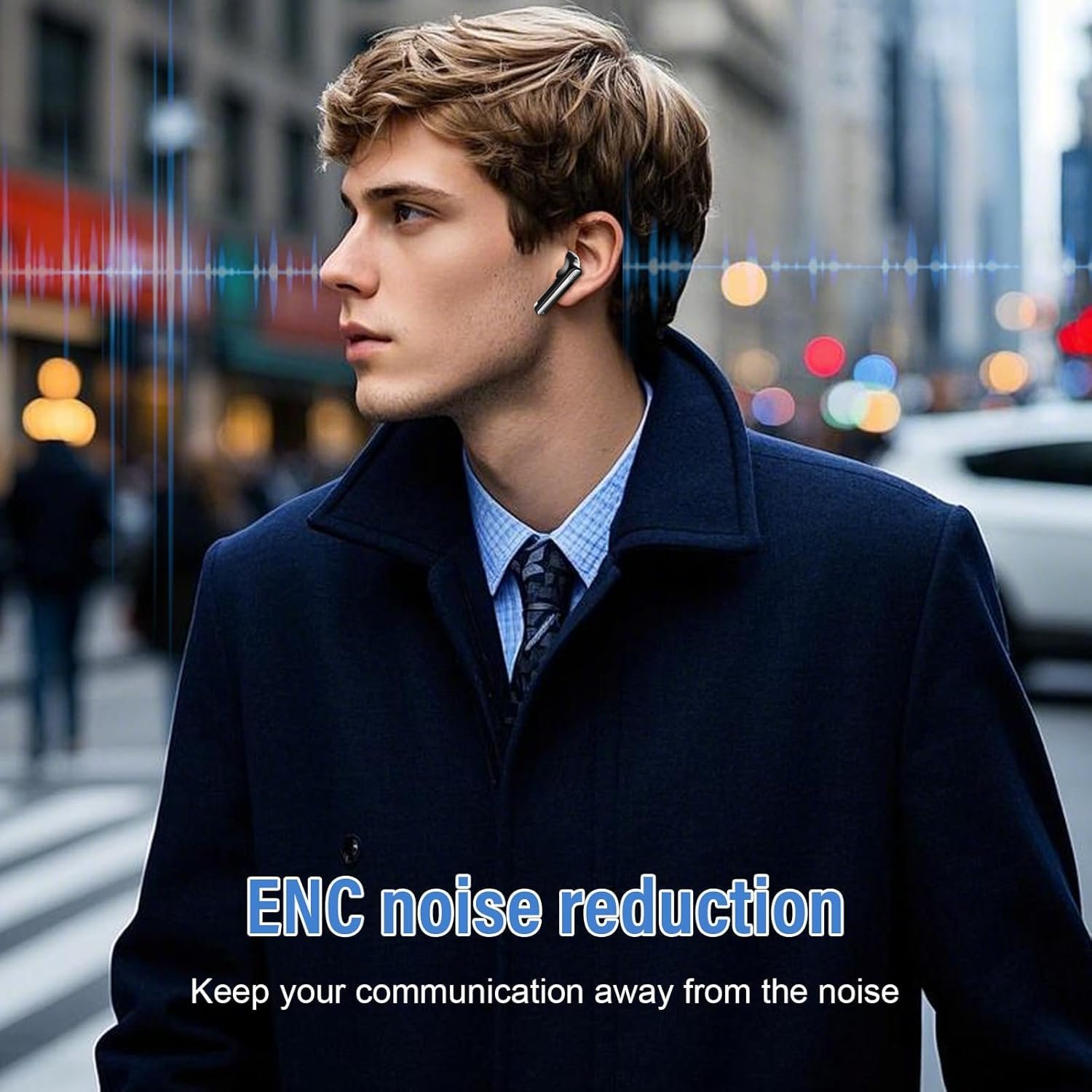 Наушники-переводчики Bluetooth 5.3 3-в-1 Черный, фото №4