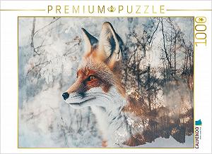 Фотопазл CALVENDO Fox 1000 деталей 64 x 48 см - Фото 1
