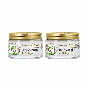 Купити Денний антивіковий крем Lea Nature So Bio étic Valuable Argan легкий 2 х 50 мл - Фото 1 Денний антивіковий крем Lea Nature So Bio étic Valuable Argan легкий 2 х 50 мл - Фото 1