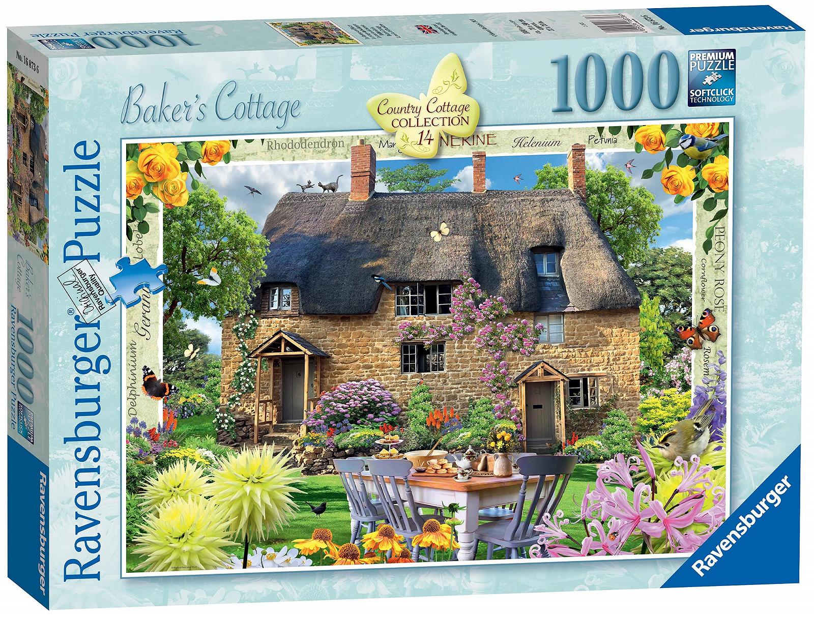 Пазл Ravensburger Country Cottage No.14 Baker's Cottage 1000 елементів, фото №4