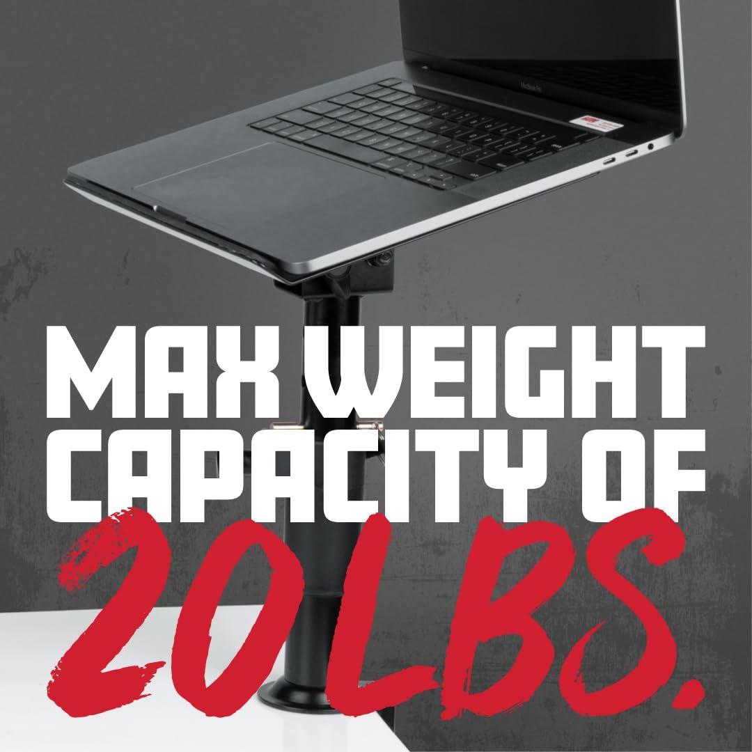 Підставка для ноутбука Gator Frameworks Універсальна з регульованою по висоті настільною скобою (GFWLAPTOP2500), фото №3