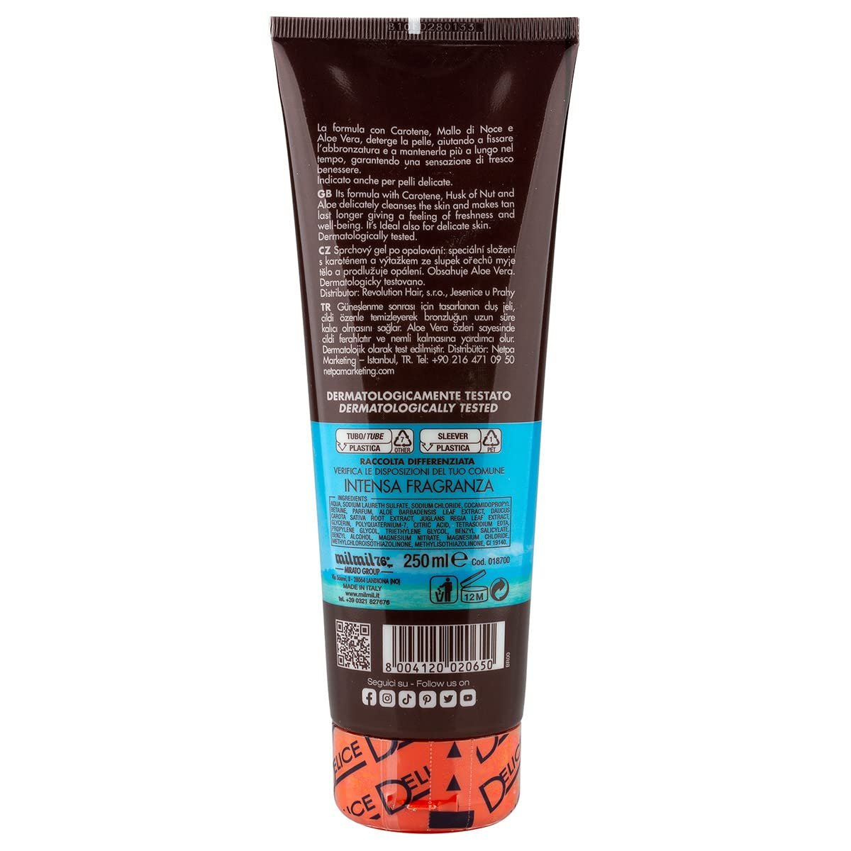 Гель для душу Delice Docciasolare 250 мл, фото №2