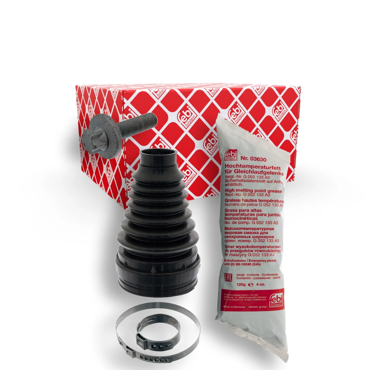 Комплект пыльника приводного вала FEBI BILSTEIN 100192 для MERCEDES-BENZ, фото №1 Комплект пыльника приводного вала FEBI BILSTEIN 100192 для MERCEDES-BENZ, фото №1