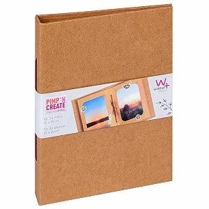 Фотоальбом walther design AND CREATE MA-098-P Коричневый 15 x 20 см со шнурком - Фото 1