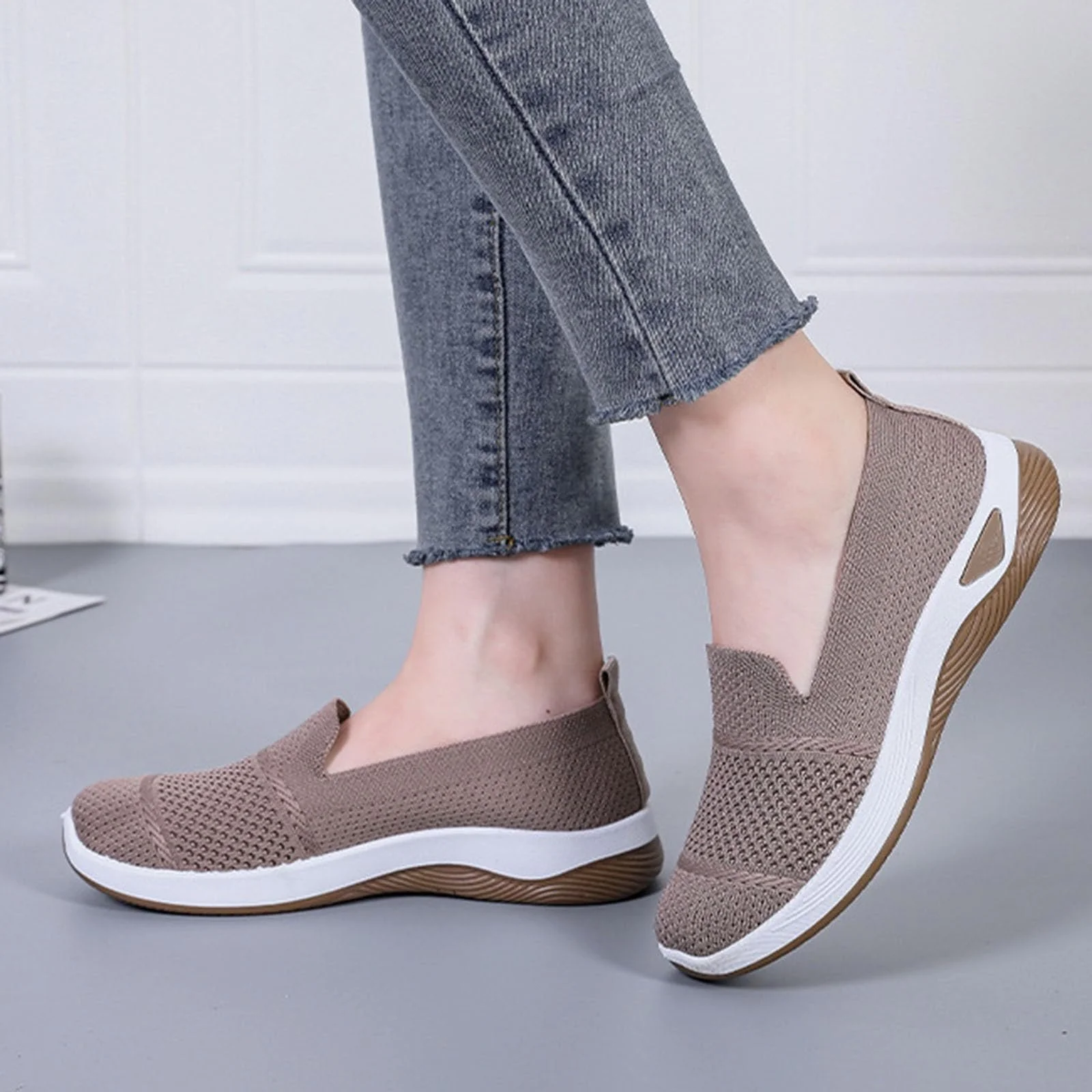 Кроссовки ортопедические Gyaimxfu женские без шнурков, фото №2 Кроссовки ортопедические Gyaimxfu женские без шнурков, фото №2