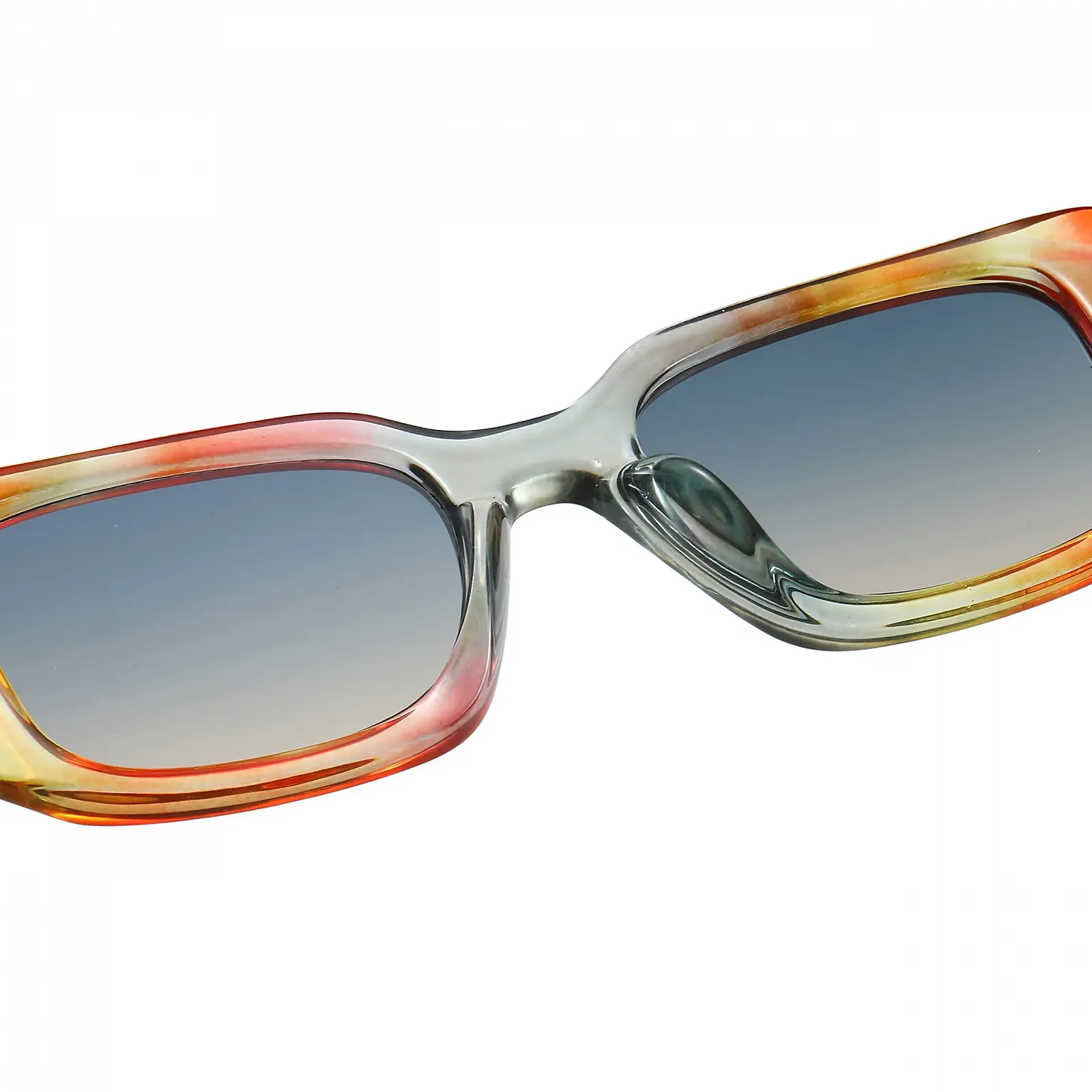 Сонцезахисні окуляри OSAGAMA Ретро Прямокутні Масивні Захист від УФ випромінювання для чоловіків і жінок, фото №3