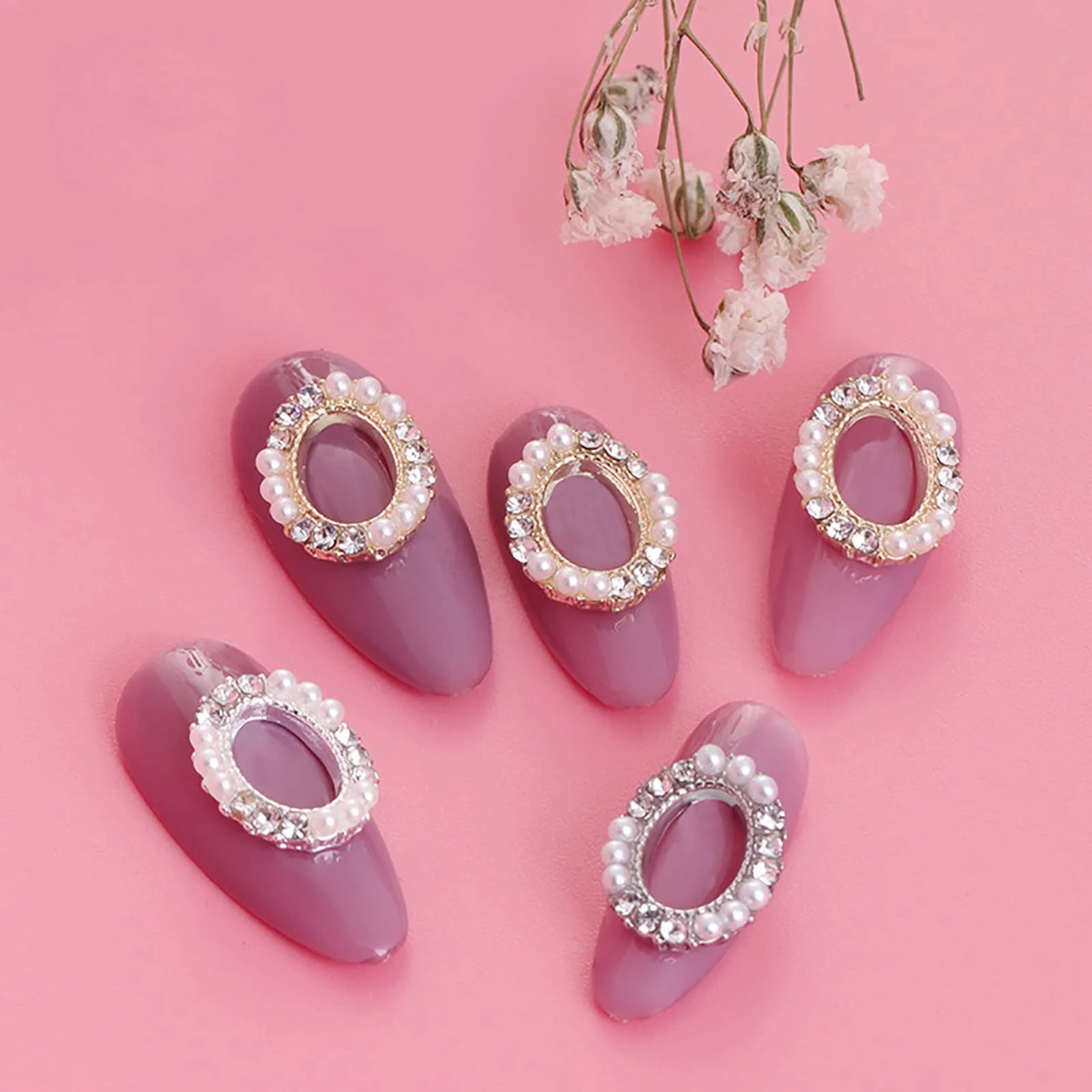 Стрази для нігтів  DIY Камінці для мистецтва Білий, фото №7