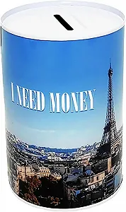 Скарбничка European Cities Paris Ейфелева вежа Жерстяна 12.5 x 8 см - Фото 1