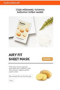 Тканинна маска Missha Airy Fit Potato, 19 мл synthetic.ua - Фото 1