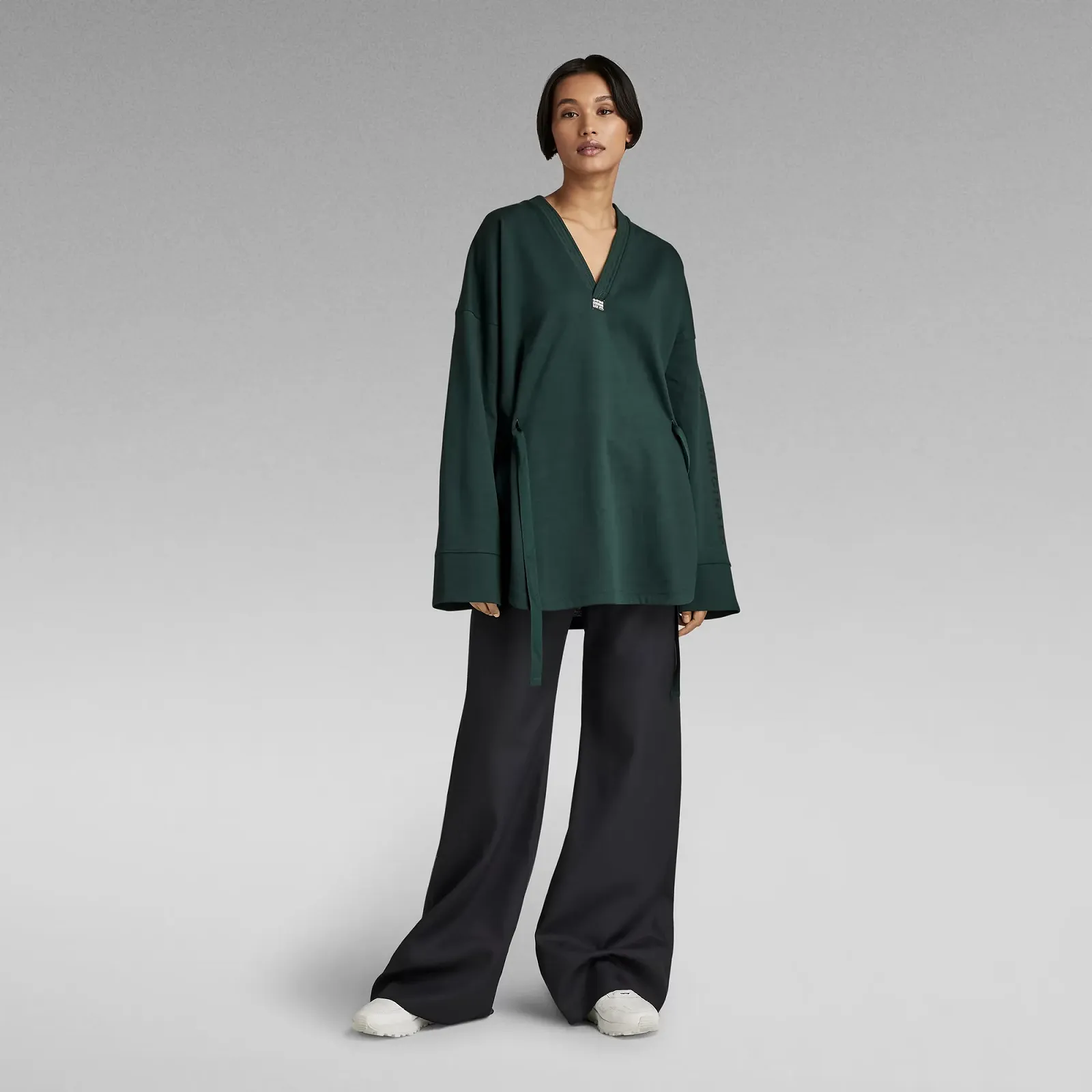 Женский свитер G-Star RAW Sleeve Graphic Oversized Sweat - S, фото №4 Женский свитер G-Star RAW Sleeve Graphic Oversized Sweat - S, фото №4