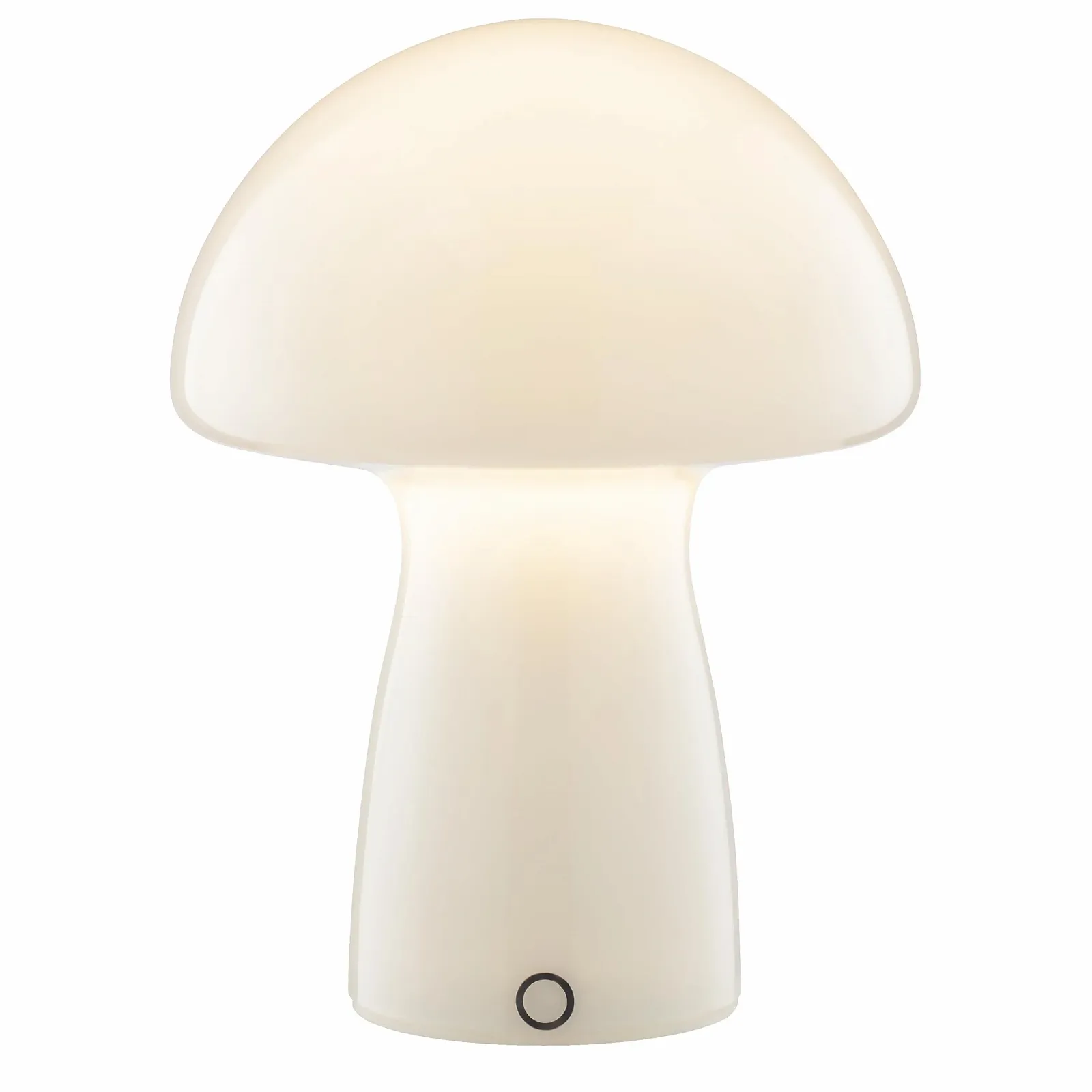 Настольная лампа Lightbox LED Mushroom 250 лм 2700 K 16x22 см 3 уровня яркости Стеклянная Белая, фото №5