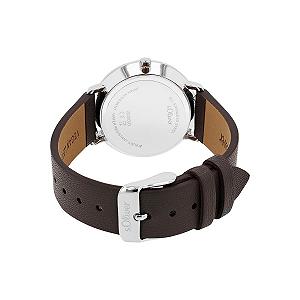 Женские кварцевые часы s.Oliver Аналоговые с кожаным ремешком Apple, Серебряные, Водонепроницаемость 5 Бар, Поставляются в подарочной коробке для часов, 2038593, Ремешок. synthetic.ua - Фото 1