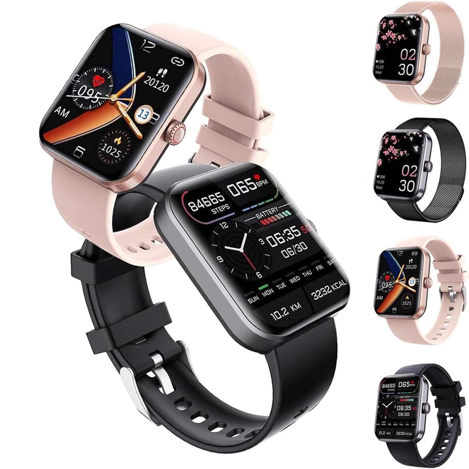 Смарт-часы Wizvox Shirem Track Pro 2.0 черный + розовый, фото №1 Смарт-часы Wizvox Shirem Track Pro 2.0 черный + розовый, фото №1