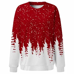 Рождественский Свитер Женский 48 Рождественский Свитшот synthetic.ua - Фото 1