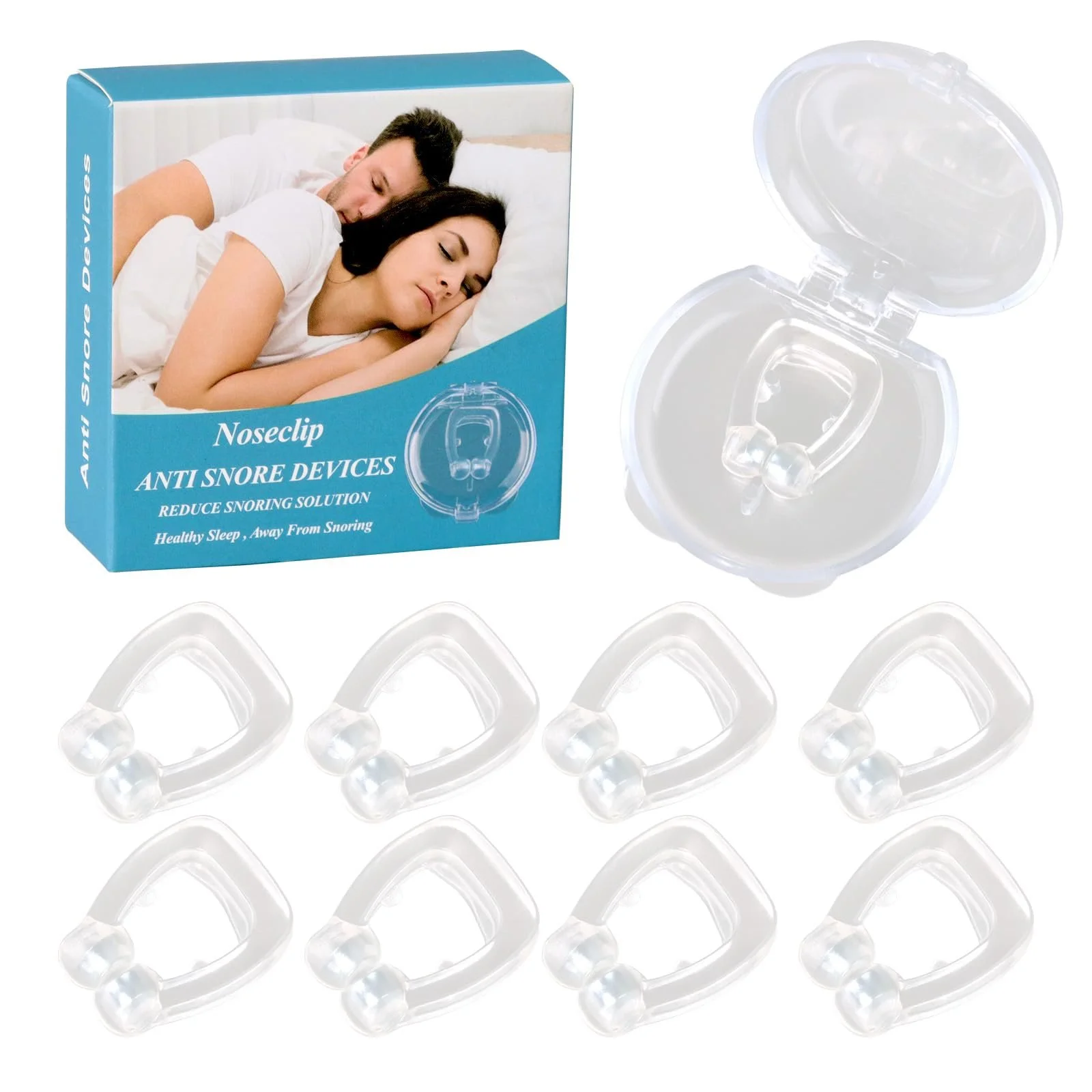 Розширювач для носа Магнітний проти хропіння Набір з 8 багаторазових силіконових, фото №1 Розширювач для носа Магнітний проти хропіння Набір з 8 багаторазових силіконових, фото №1