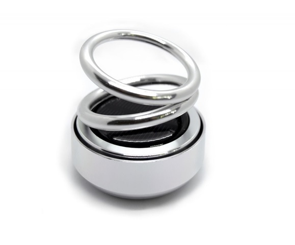 Ароматизатор в автомобиль Левитирующие кольца от солнечного света MIO 1 сменный картридж Серый 050967, фото №4 Ароматизатор в автомобиль Левитирующие кольца от солнечного света MIO 1 сменный картридж Серый 050967, фото №4