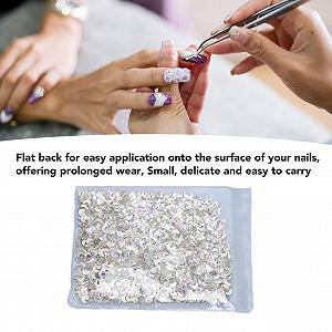 Украшение для ногтей Полумесяц Плоская Задняя Часть, Блестящие Лунные Бриллианты для Ногтей своими руками, Набор для Ногтей synthetic.ua - Фото 1