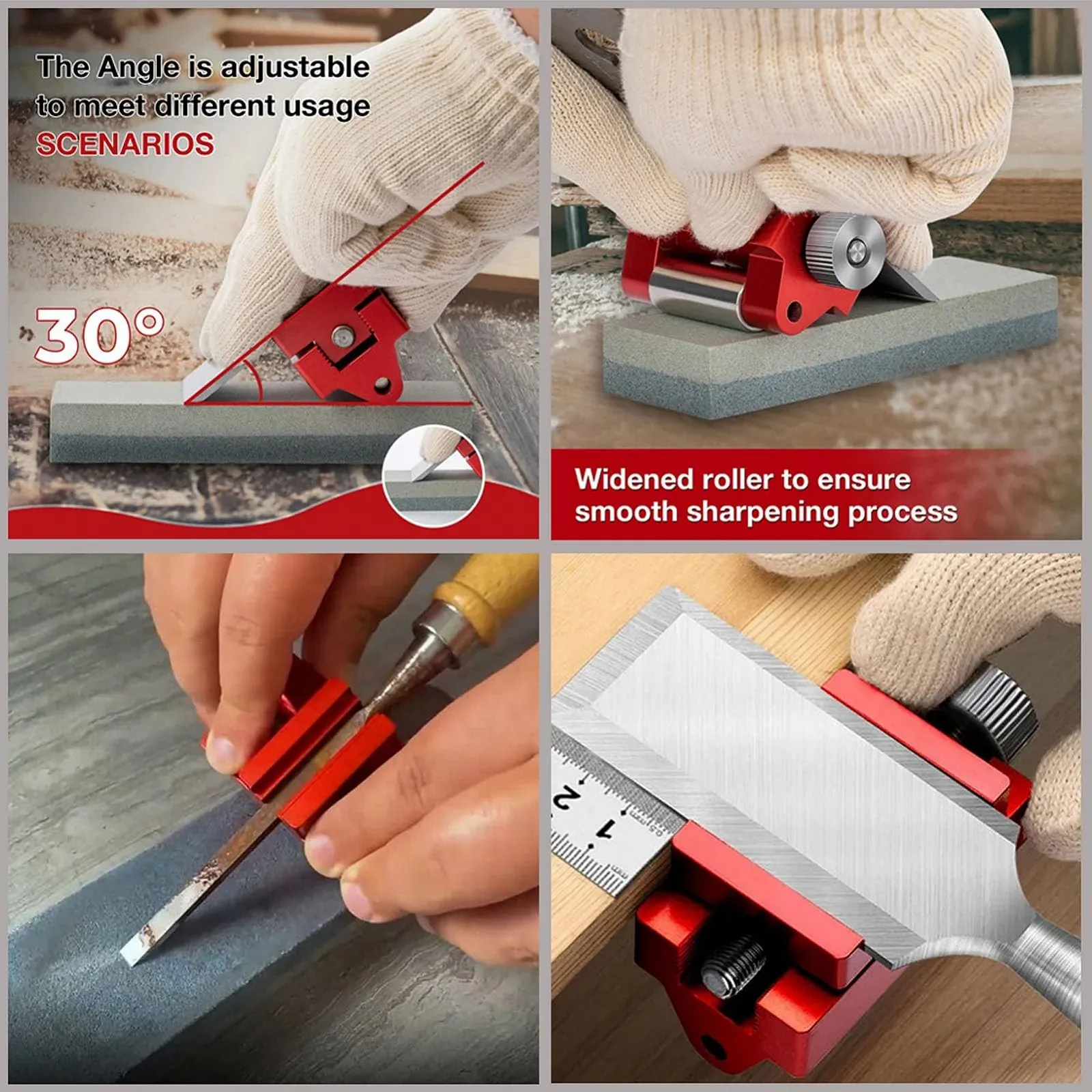 Точило для ножів регульована для деревообробки алюмінієвий сплав, фото №9