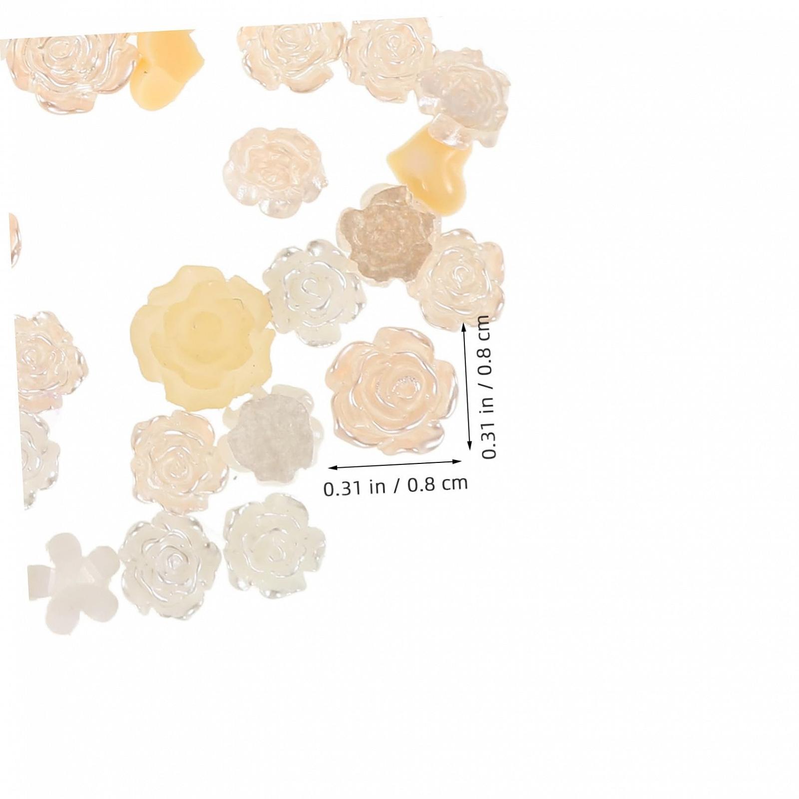 Украшение Роза Бусины DIY Аксессуары со стразами Красочные украшения Бусины Розы Ювелирные изделия для ногтей Маникюр DIY Стразы Орнаменты Маникюр Декоративные элементы Розы, фото №2