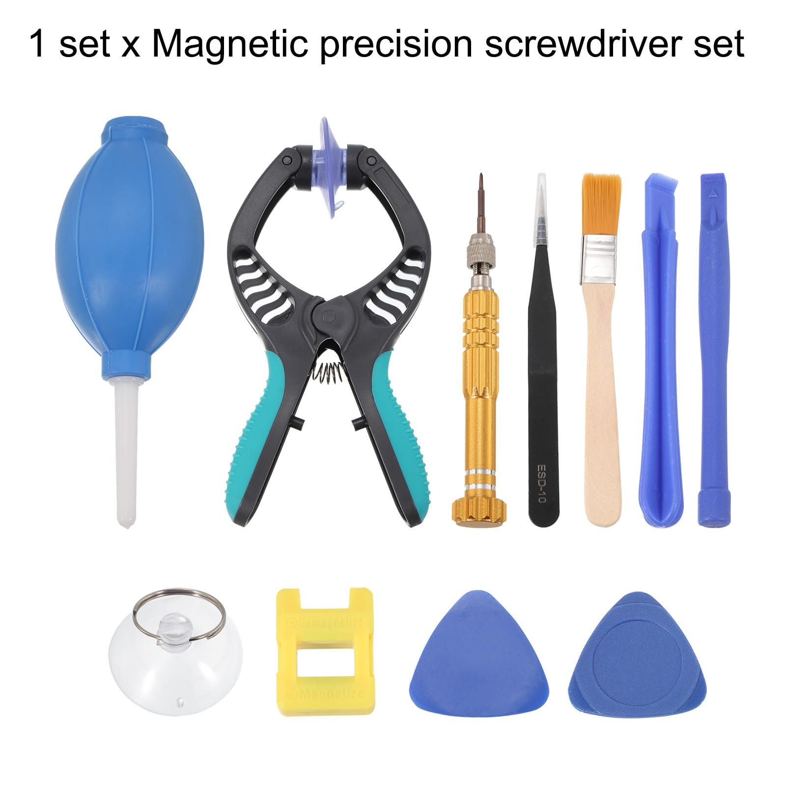 Набір викруток uxcell 16 в 1 Магнітний Прецизійний Інструменти для ремонту електроніки та гітар, фото №3