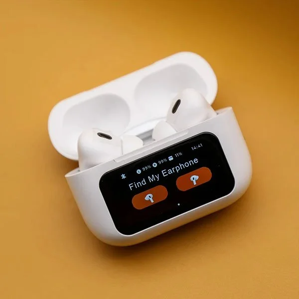 Вакуумные беспроводные наушники с экраном Remax Cozypods W30N TWS, фото №3