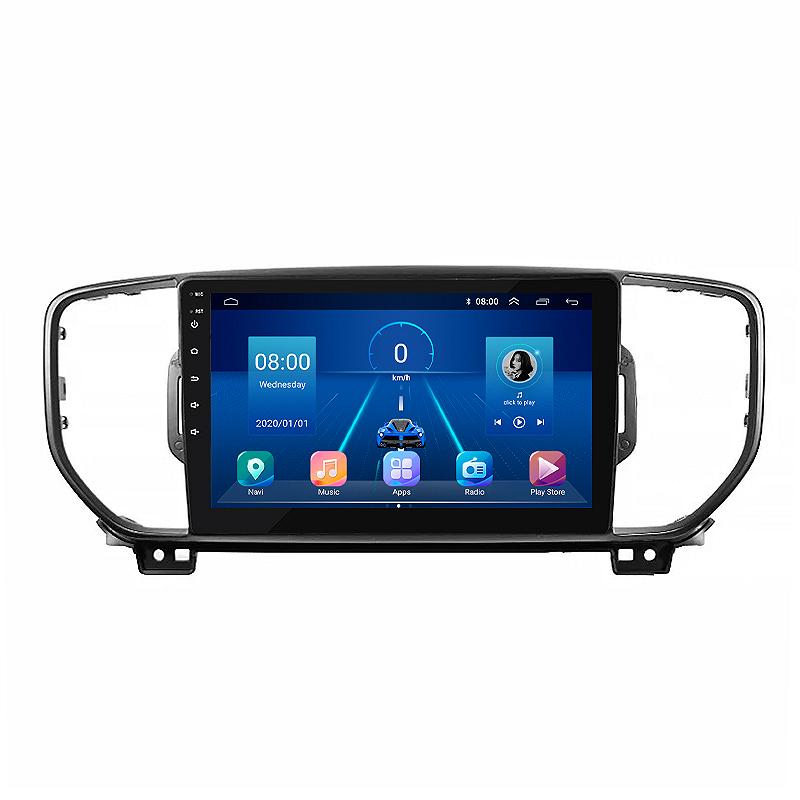 Штатна магнітола Lesko для Kia Sportage IV 2016-2018 екран 9 6/128Gb 4G Wi-Fi GPS Top, фото №1