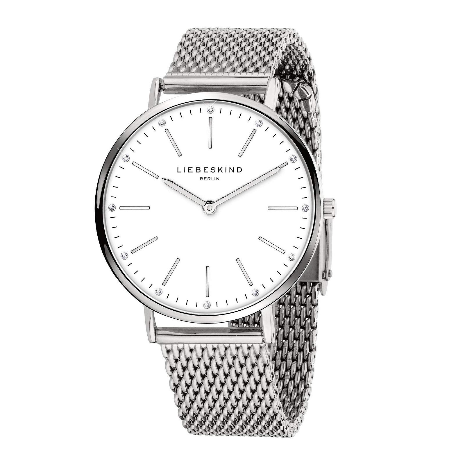 Часы Liebeskind Berlin Женские Аналоговые Кварцевые с Серебряным Ремешком из Нержавеющей Стали, фото №2 Часы Liebeskind Berlin Женские Аналоговые Кварцевые с Серебряным Ремешком из Нержавеющей Стали, фото №2