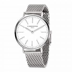 Часы Liebeskind Berlin Женские Аналоговые Кварцевые с Серебряным Ремешком из Нержавеющей Стали synthetic.ua - Фото 1