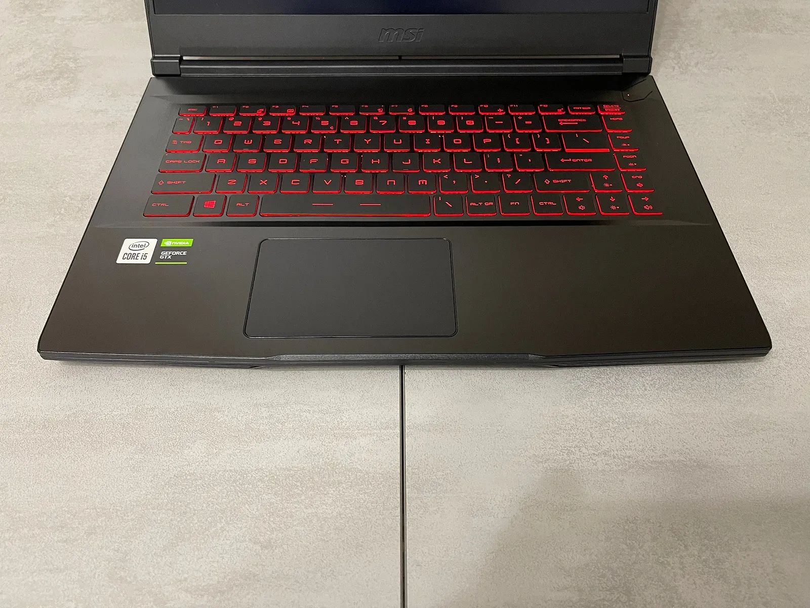 Игровой ноутбук MSI Thin 15 GF63 10SC-035US, 15,6 FHD IPS, i5-10300H, 16GB, 256GB SSD+500GB, GTX 1650 4GB, фото №4
