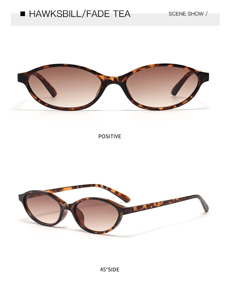 Овальные очки Long Keeper для женщин, модные маленькие, фото №4