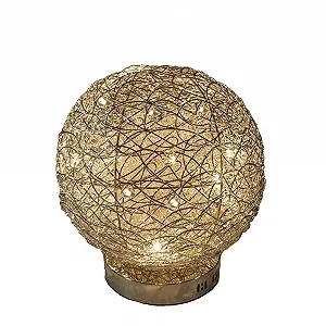 Настільна лампа Alissa Wire Ball Light 40 см Алюмінієвий дріт - Фото 1