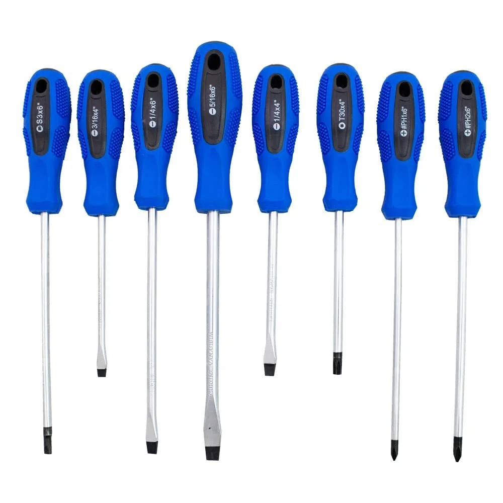 Набір викруток та біт Bituxx 100 одиниць PH T10-T30 H2-H6 Магнітні наконечники, фото №7