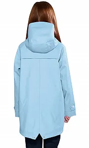 Детская дождевая куртка для девочек MAOO garden, водонепроницаемая, легкая, с цветочной подкладкой, весенняя ветровка synthetic.ua - Фото 1