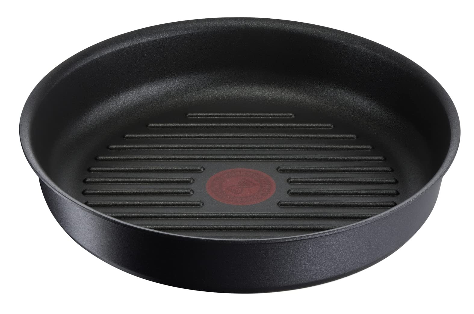 Сковорода-гриль Tefal Ingenio 26 см, індукційна, з антипригарним покриттям, литий алюміній, штабельована, Eco Resist L8584004, чорна, фото №1