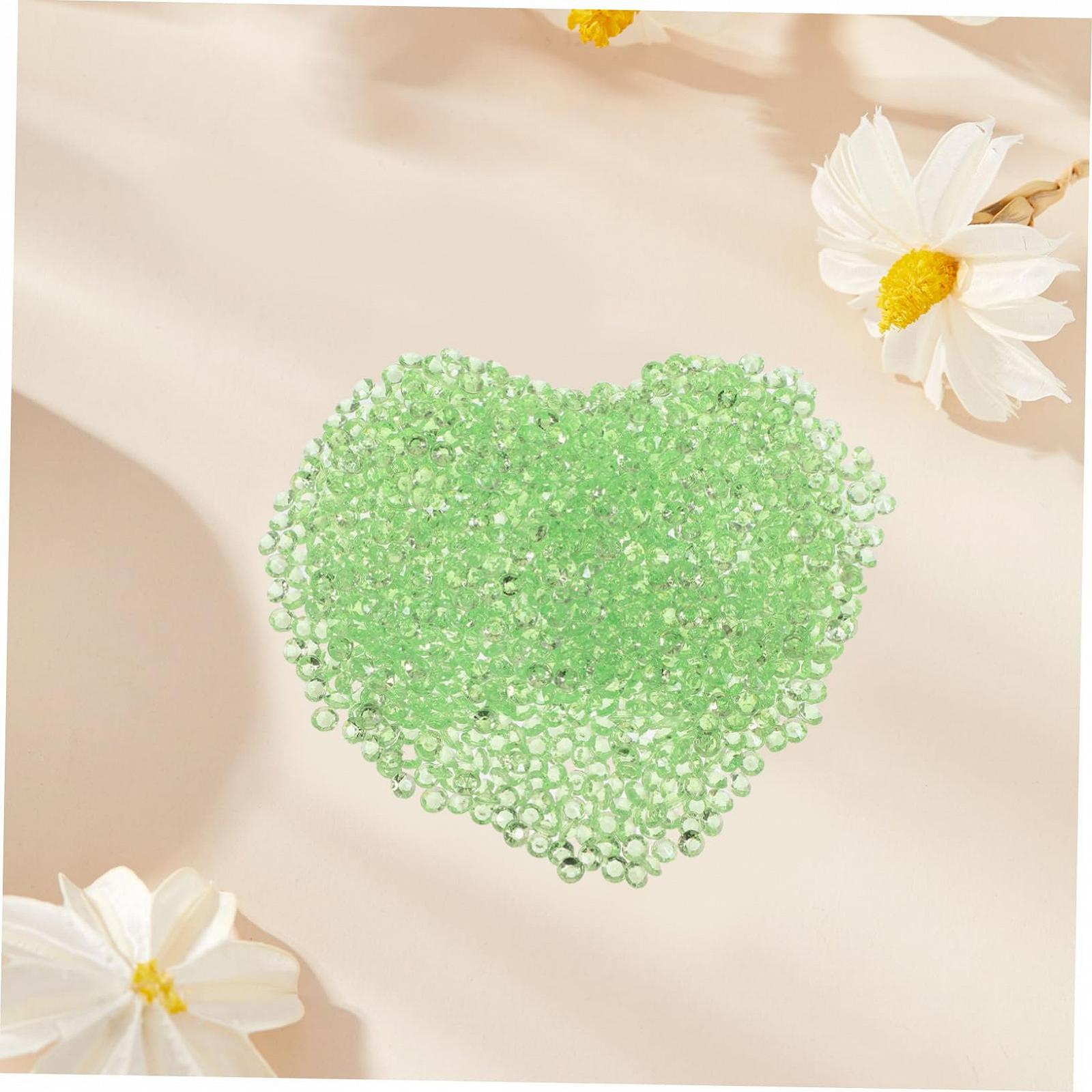 Конфетти для декора ногтей, 2000 шт. Круглые акриловые стразы с плоским основанием., фото №7