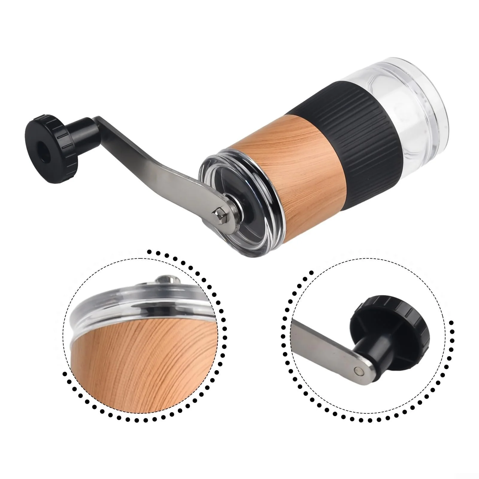 Ручная кофемолка Желтый, фото №7