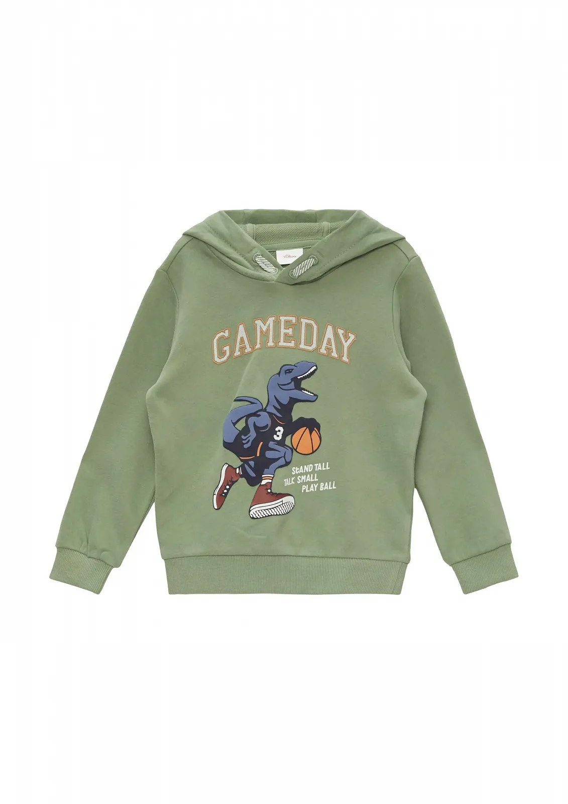 Толстовка з капюшоном s.Oliver з прогумованим принтом, фото №1