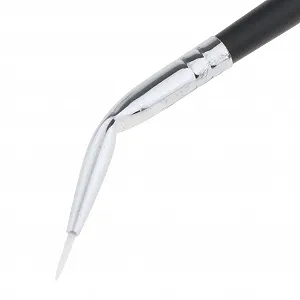 Кисти для макияжа Черная с деревянной ручкой для жидкой косметики для глаз цена на synthetic.ua - Фото 1 Кисти для макияжа Черная с деревянной ручкой для жидкой косметики для глаз synthetic.ua - Фото 1