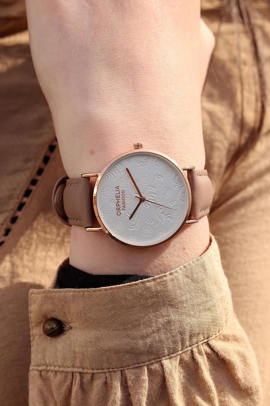 Часы женские Orphelia Fashion Iconic Аналоговые Кварцевые Ремешок Кожаный, фото №6
