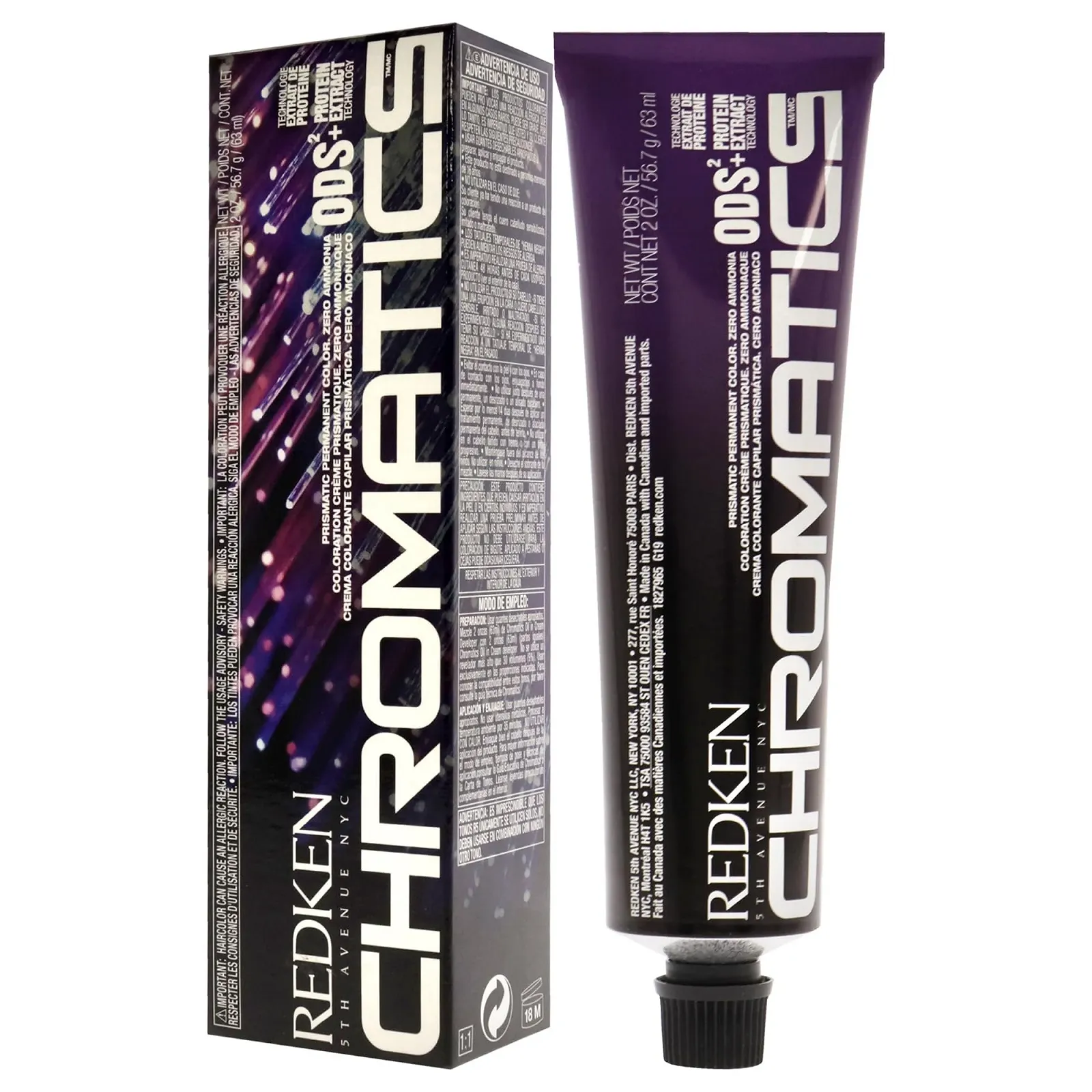 Фарба для волосся Redken Chromatics Prismatic 6.26 Фіолетово-червоний, 57 г, фото №4 Фарба для волосся Redken Chromatics Prismatic 6.26 Фіолетово-червоний, 57 г, фото №4