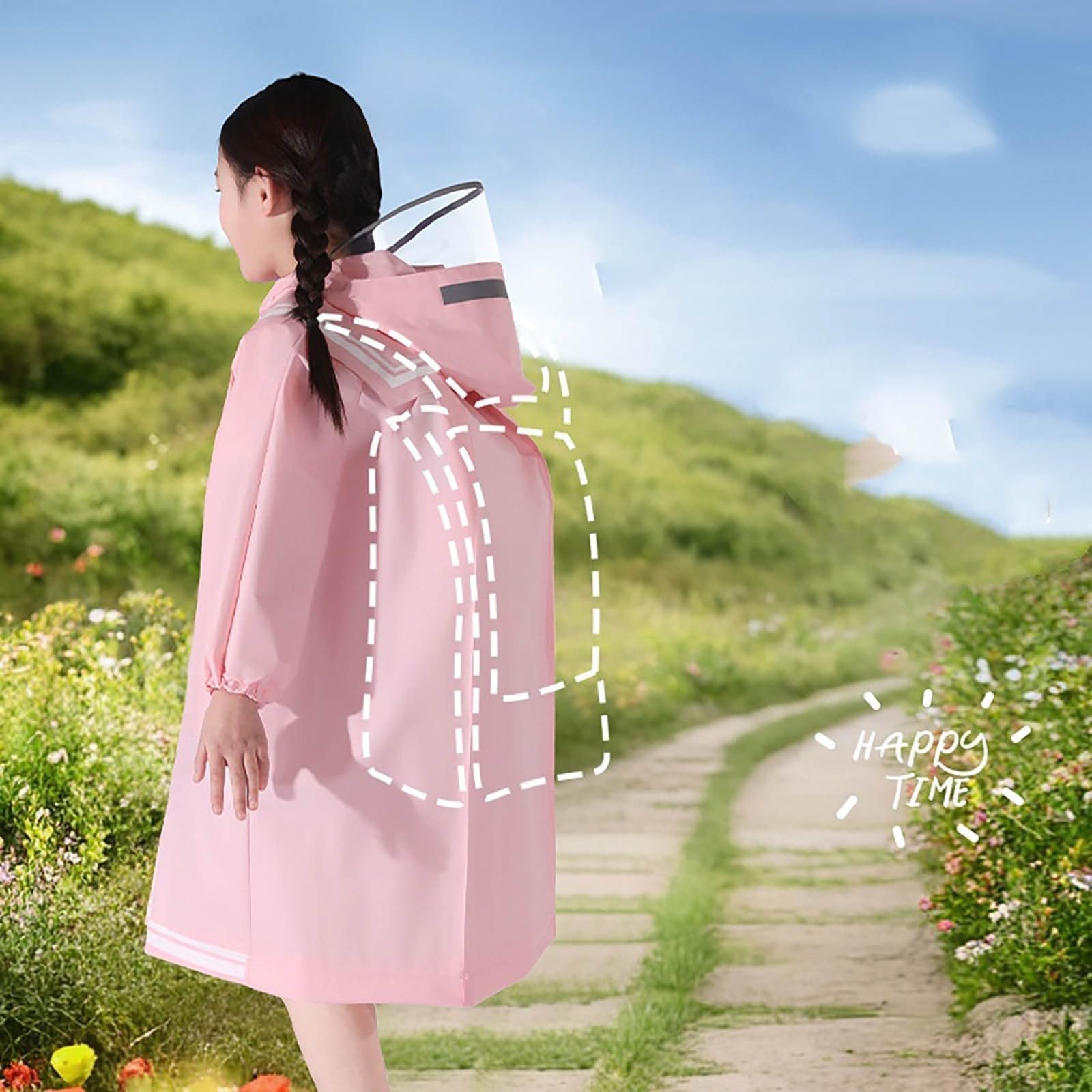 Дитяча дощова куртка легка перехідна, фото №5